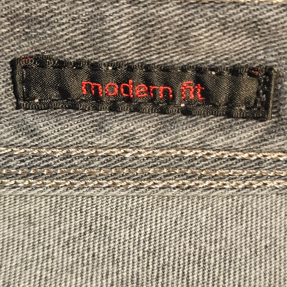 Alberto Modern Fit Jeans Stone Grey DS Dual FX Lefthand Denim Mens W35 L32‎ - Picture 6 of 12